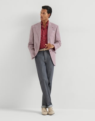 Comfort denim trousers Medium Grey Man - Brunello Cucinelli