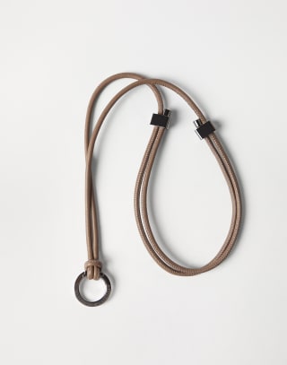 Glasses cord with monili Beige Woman - Brunello Cucinelli