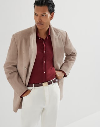 Suede blazer Yuta Man - Brunello Cucinelli