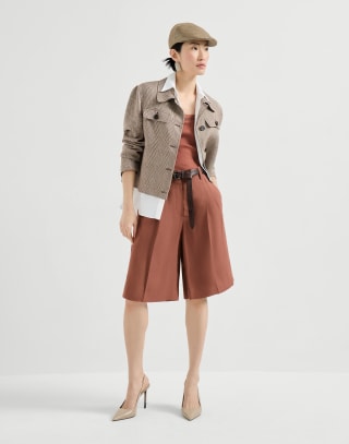Sartorial Bermuda shorts Firebrick Woman - Brunello Cucinelli