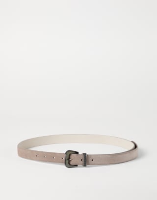 Suede belt Light Brown Woman - Brunello Cucinelli