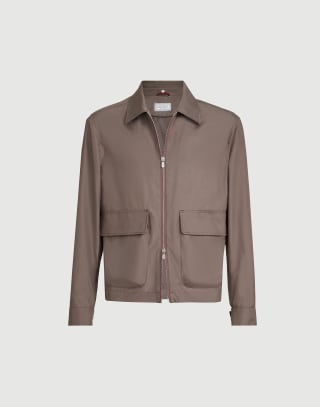 Blouson non doublé Noisette Homme - Brunello Cucinelli