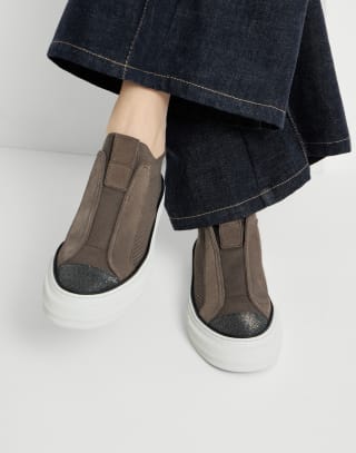 Slip-on sneakers Cocoa Woman - Brunello Cucinelli