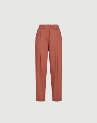 Pantalon cinq poches Track Orange Femme - Brunello Cucinelli