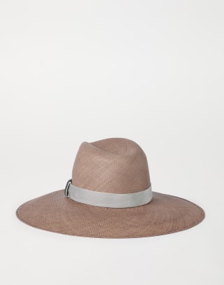 Straw fedora Brown Woman - Brunello Cucinelli