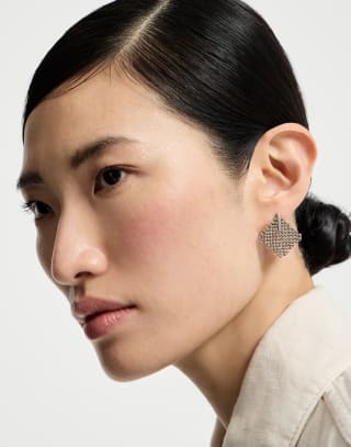 Silver earrings Silver Woman - Brunello Cucinelli