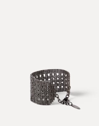 Silver bracelet Lignite Grey Woman - Brunello Cucinelli