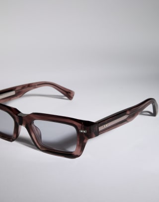 Gafas de sol Marla de acetato Púrpura Brumoso Gafas - Brunello Cucinelli