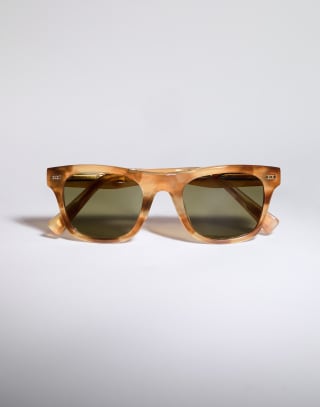Mr. Brunello Goldcraft con oro Habana Miel Gafas - Brunello Cucinelli
