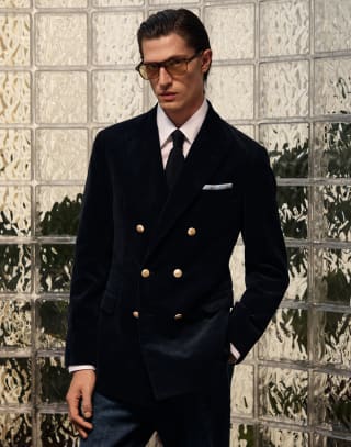 Gafas rectangulares de acetato Degradado marrón Gafas - Brunello Cucinelli