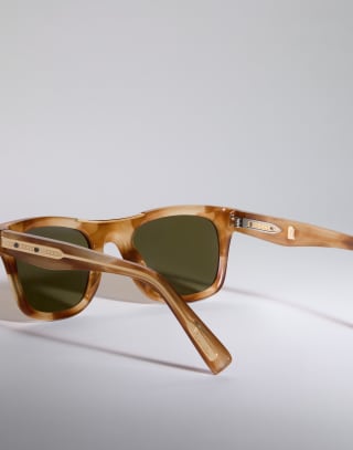 Mr. Brunello Goldcraft con oro Habana Miel Gafas - Brunello Cucinelli