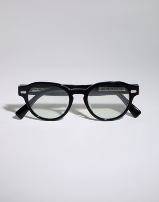 Round acetate frame Black Eyewear - Brunello Cucinelli