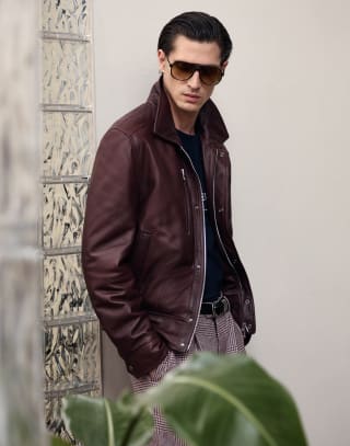 Gafas de sol chapadas en oro de 18kt Negro Gafas - Brunello Cucinelli