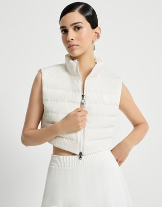 Taffeta down jacket Cherry Woman - Brunello Cucinelli