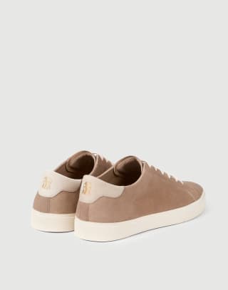 Zapatillas de piel de ante Marrón Claro Hombre - Brunello Cucinelli