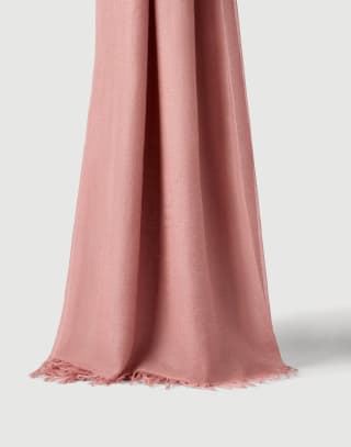 Cashmere and silk scarf Pink Woman - Brunello Cucinelli