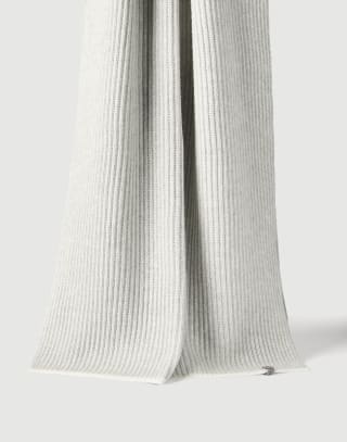 Knit scarf Light Grey Woman - Brunello Cucinelli