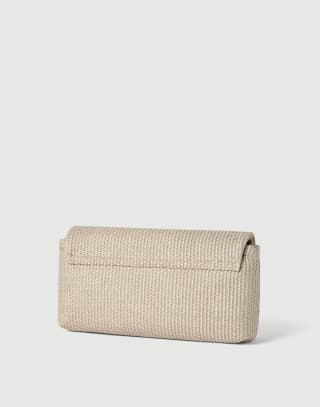 Sac Sartorial Clutch Pouch Beige Femme - Brunello Cucinelli