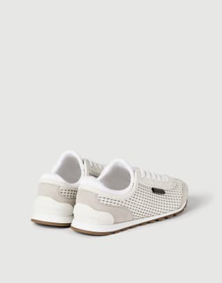 Deerskin and suede runners White Woman - Brunello Cucinelli
