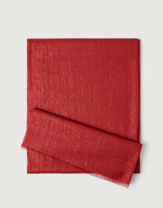 Sparkling scarf Red Woman - Brunello Cucinelli