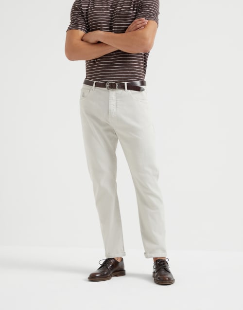 BRUNELLO CUCINELLI ブルネロクチネリ コットントラウザーズ メンズ パンツ＆バミューダショートパンツ | Brunello Cucinelli