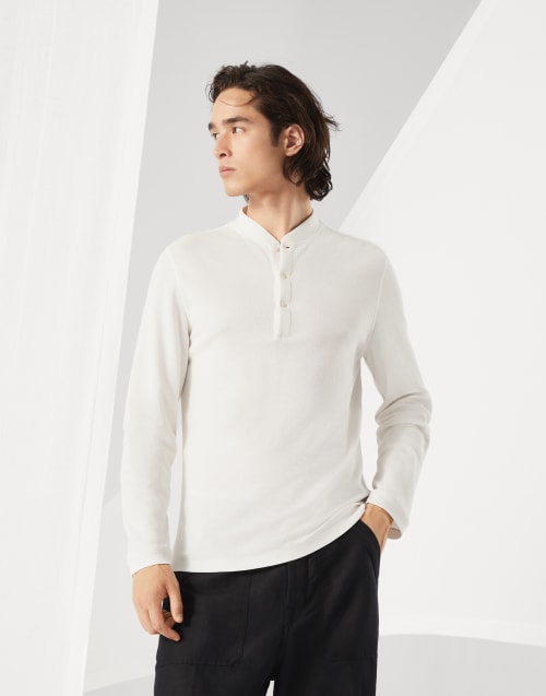 Long sleeve T-shirt Off-White Man - Brunello Cucinelli