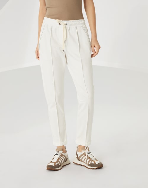 希少【BRUNELLO CUCINELLI】テーパードレッグ スウェットパンツ Brunello Cucinelli（ブルネロクチネリ）スウェットパンツ