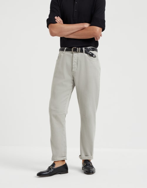 BRUNELLO CUCINELLI ブルネロクチネリ コットントラウザーズ メンズ パンツ＆バミューダショートパンツ | Brunello Cucinelli
