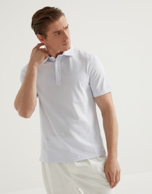 Tシャツ・カットソー BRUNELLO CUCINELLI SS25 POLO (M2L00315 C2361) Brunello Cucinelli - Gray Short Sleeve Crewneck T-Shirt