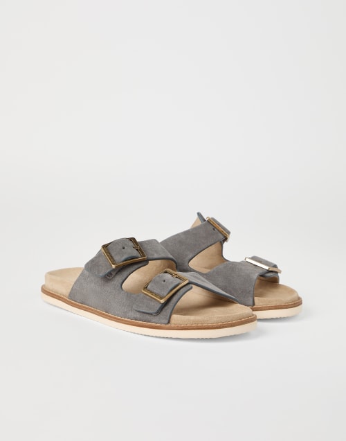 メンズ用スライドサンダル&ソングサンダル | Brunello Cucinelli