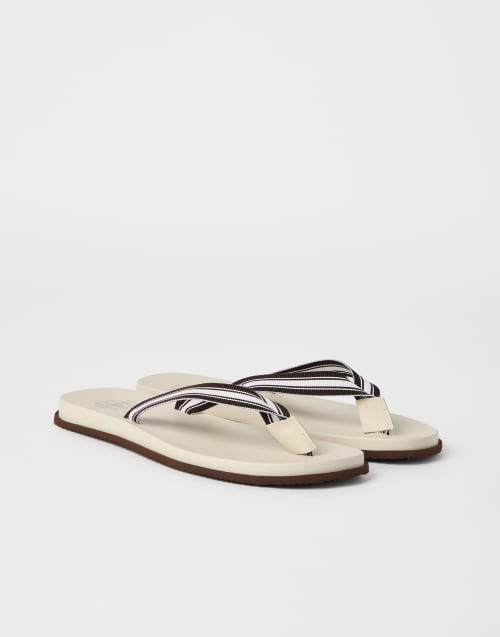 Men's slide sandals and flip flops | Brunello Cucinelli Men's slide sandals and flip flops | Brunello Cucinelli