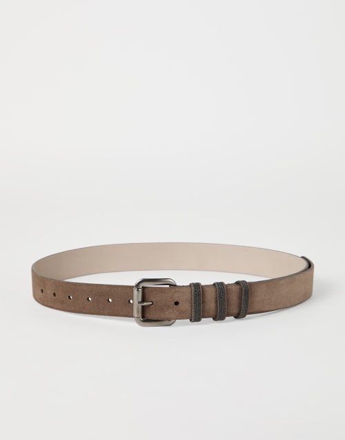 ベルト BRUNELLO CUCINELLI Woman Belt Cream M0DELC33G C5859 Leather belts for women | Brunello Cucinelli