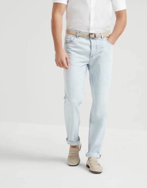 デニム・ジーパン BRUNELLO CUCINELLI SS25 Jeans Monile (M0H81P5972 C1713) Men's jeans - Luxury denim collection | Brunello Cucinelli