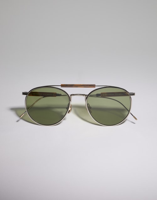 ラウンドフレームグラス | Brunello Cucinelli