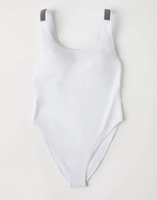 水着・ビーチグッズその他 BRUNELLO CUCINELLI One-piece swimming costume in techno jers Women's Beachwear: swimwear and accessories | Brunello Cucinelli