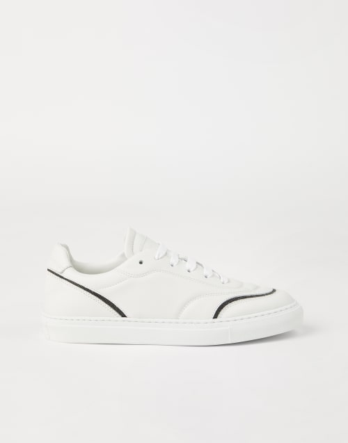 Sneakers with monili White Woman - Brunello Cucinelli