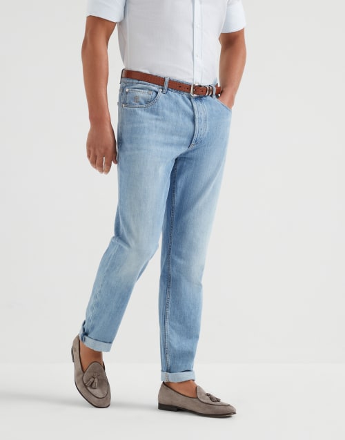 デニム・ジーパン BRUNELLO CUCINELLI Brunello Cucinelli Garment Dyed Jeans Brunello Cucinelli garment-dyed Jeans | Grey | FARFETCH