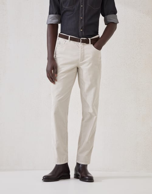 BRUNELLO CUCINELLI*風合いが魅力的*アンスラサイト パンツ メンズ パンツ＆バミューダショートパンツ | Brunello Cucinelli