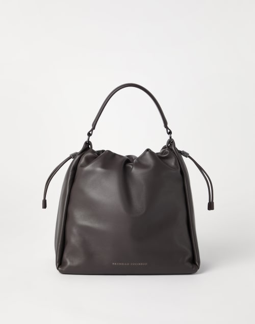 ショルダーバッグ・ポシェット BRUNELLO CUCINELLI Women Shoulder Bags MBHID3678 C8212 BEIGE Taupe brown calf suede bag BRUNELLO CUCINELLI MBHID3678