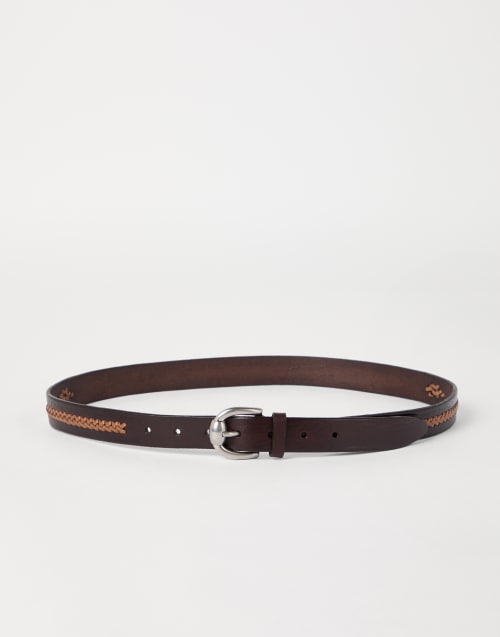 ベルト BRUNELLO CUCINELLI LEATHER BELT Leather belts for men | Brunello Cucinelli