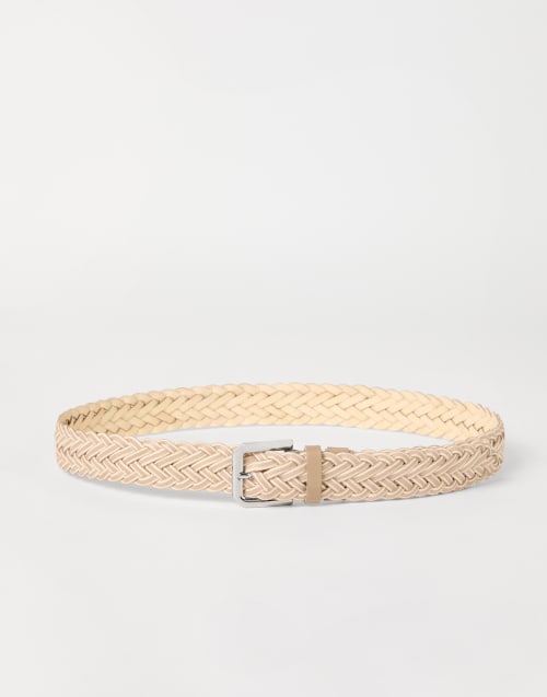 【関税＆送料込み】Brunello Cucinelli Belts E Braces メンズ 向け エボニー カーフスキン ベルト | Brunello Cucinelli