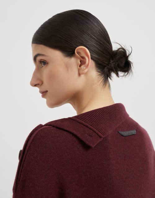 Jersey de cachemir Amaranto Mujer - Brunello Cucinelli