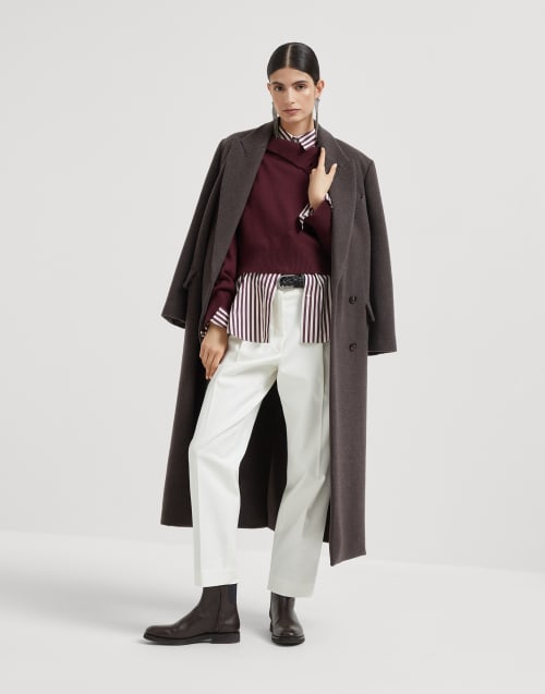 Jersey de cachemir Amaranto Mujer - Brunello Cucinelli