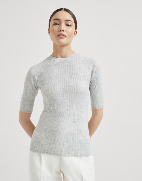 Sparkling cashmere sweater Pebble Woman - Brunello Cucinelli