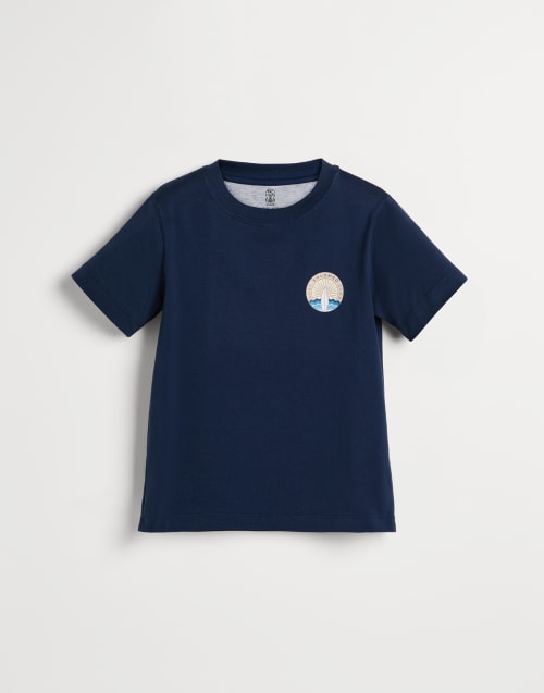 ブルネロクチネリ　ボーイズＴシャツセット(カーキ＆グレー)１２Ｙ ブルネロクチネリ ボーイズTシャツセット(カーキ＆グレー)12Y