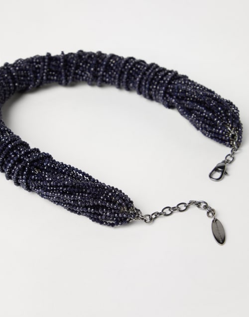 Sandstone and silver choker Night Woman - Brunello Cucinelli