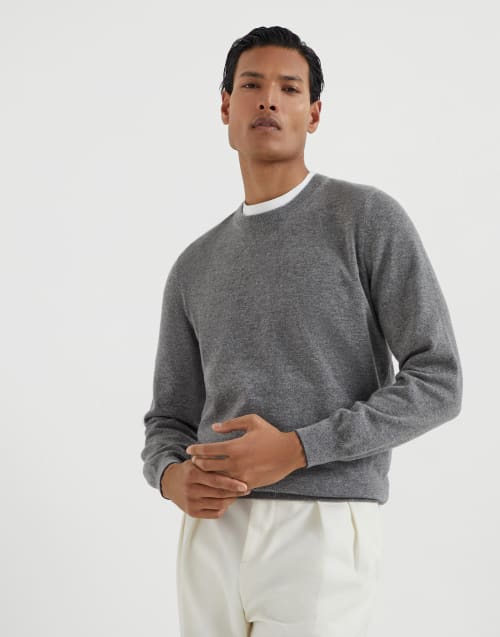 ブルネロクチネリ ジャケット グレー スウェット カシミヤ ロロピアーナ ブルネロクチネリ ジャケット グレー スウェット カシミヤ