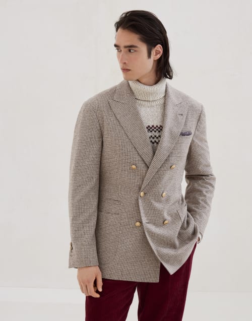 フランネル ジャケット バーク メンズ - Brunello Cucinelli