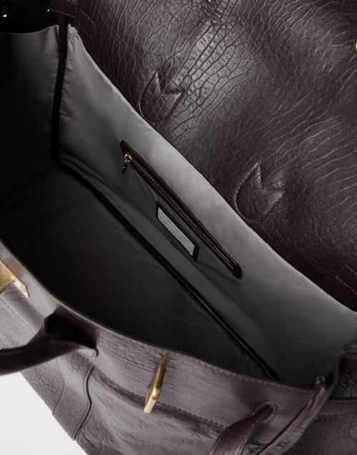 Сумка Country из кожи Коричневый Мужчина - Brunello Cucinelli