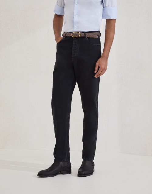 BRUNELLO CUCINELLI クロップドテーラードトラウザー メンズ ジーンズ - ラグジュアリーなデニムコレクション